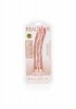 Cielisty zakrzywiony penis dildo na przyssawce  20 cm